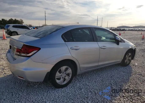 2013 Honda Civic Lx from USA, damaged, VIN 2HGFB2F57DH558921